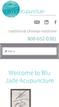 Mobile Screenshot of blujadeacupuncture.com
