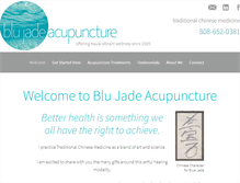 Tablet Screenshot of blujadeacupuncture.com
